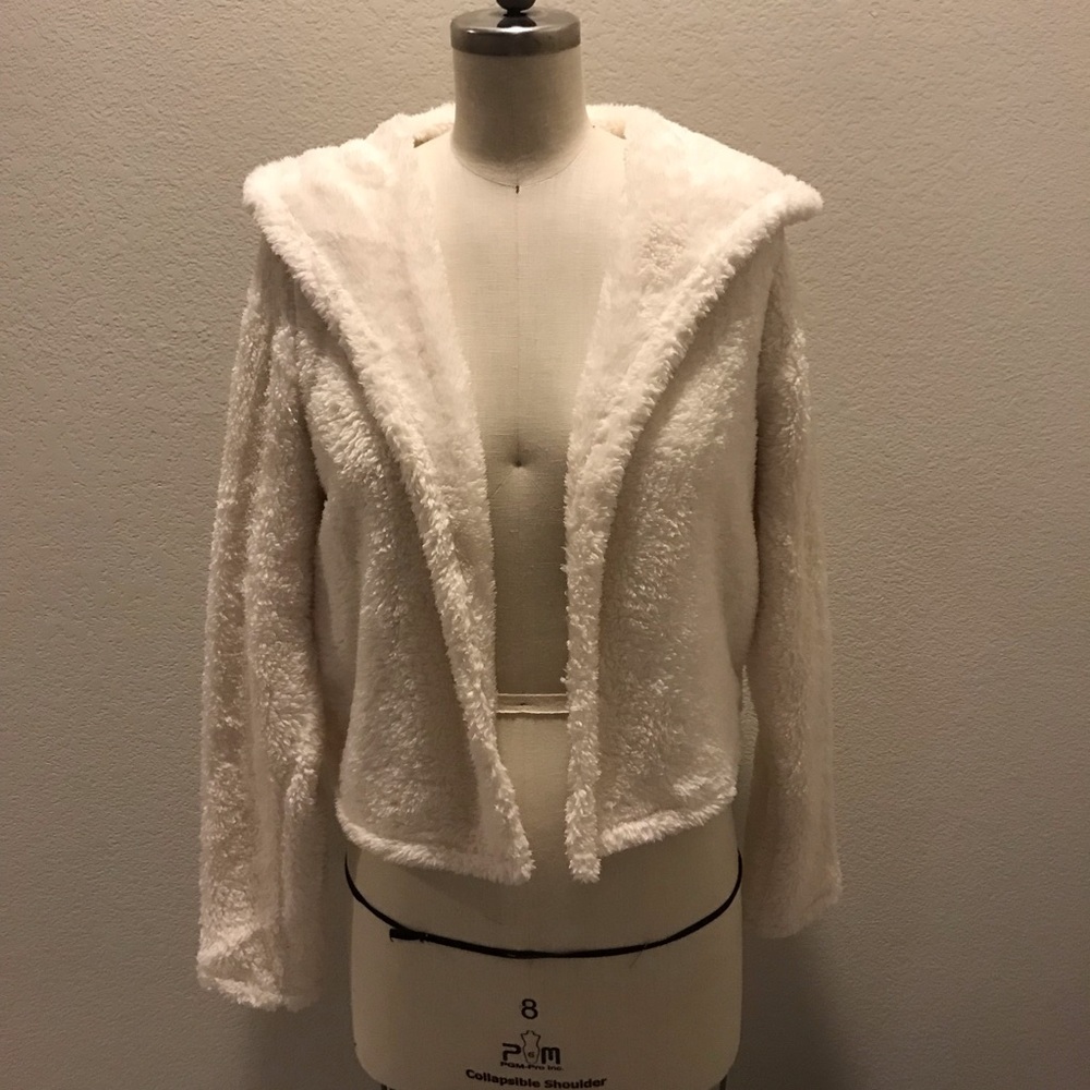 Brand new Fuzzy Hoodie Faux Fur